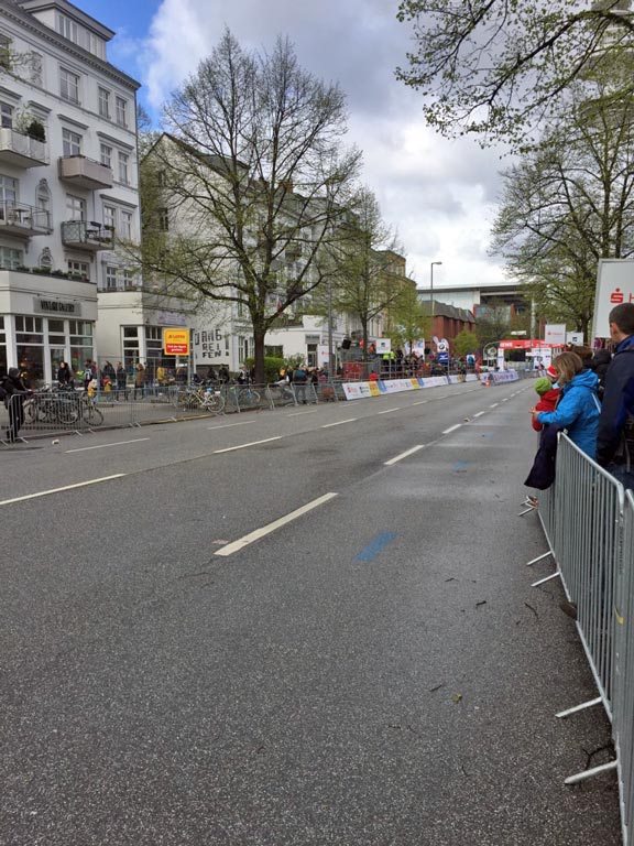 Start- und Zielbereich des Haspa Marathon Hamburg
