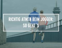 Richtig atmen beim Joggen