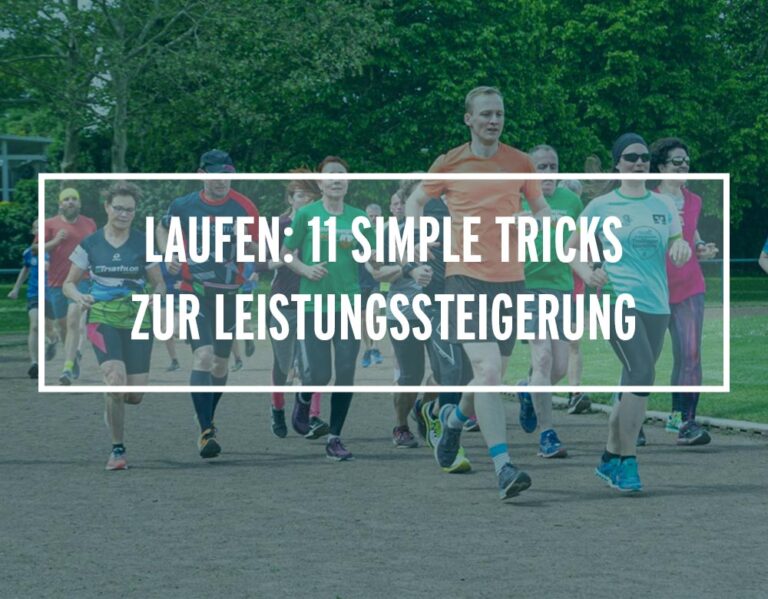 Eine Gruppe Läufer trainiert zusammen