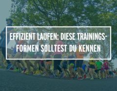 Eine Gruppe Läufer joggt auf einer Straße