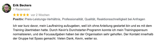 Kundenstimme von Erik