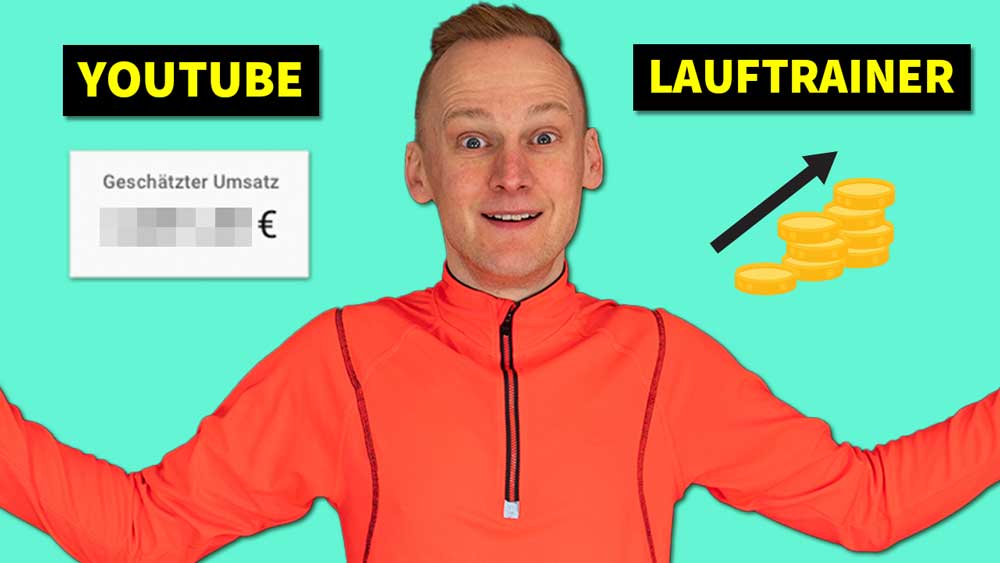 Lauftrainer Kevin schaut überrascht in die Kamera.