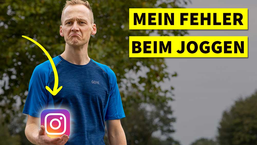 Lauftrainer Kevin von runnersflow macht ein trauriges Gesicht.