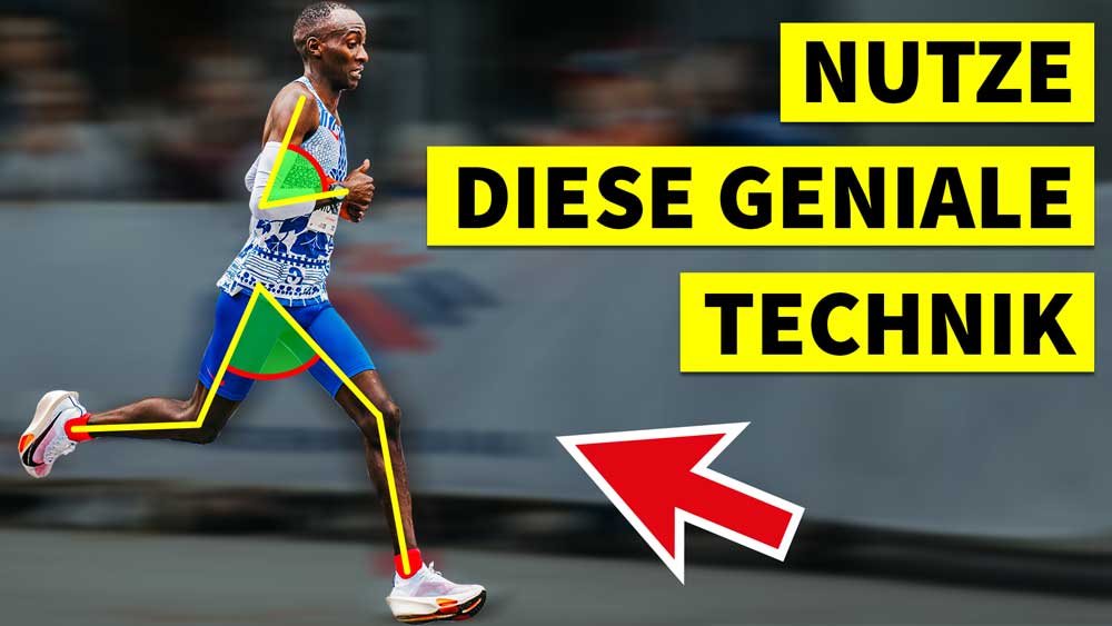 Lauftechnik Übungen der Profiläufer.