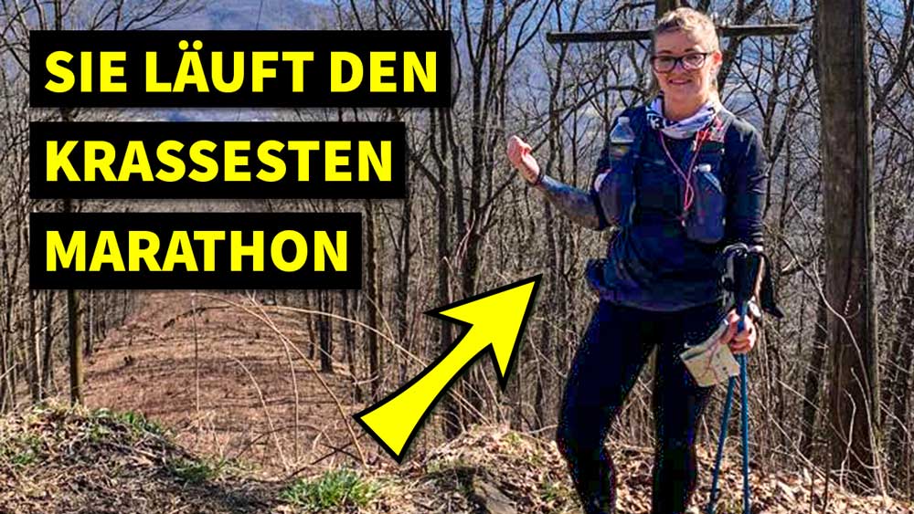 Marina beim Barclay Marathon in den USA