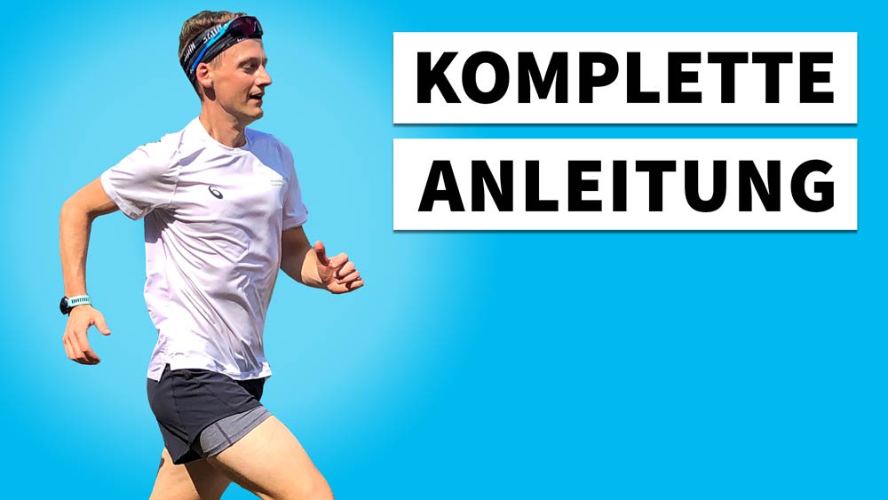 Lauftrainer Kevin beim Training für einen Halbmarathon