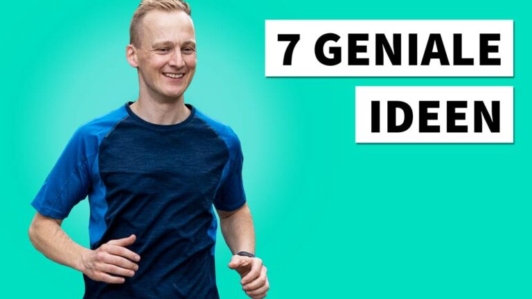 Ein fröhlicher Läufer in sportlicher Kleidung, der motiviert joggt und Freude am Laufen ausstrahlt.